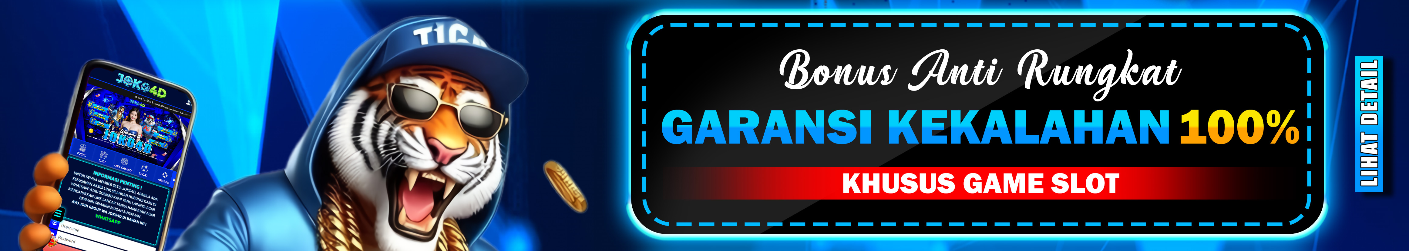 BONUS ANTI RUNGKAT 100%